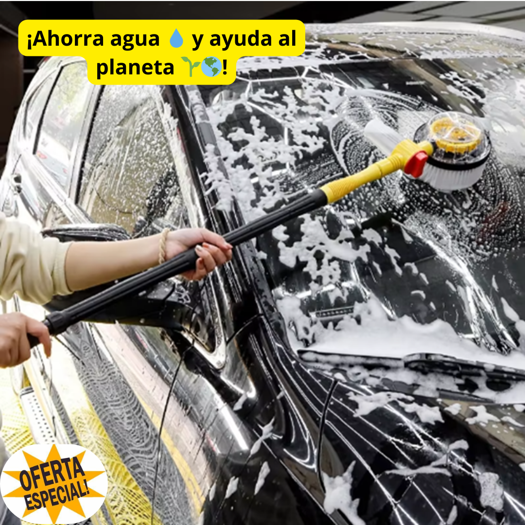 CleanSwift™ Kit de cepillo giratorio 360° para coches