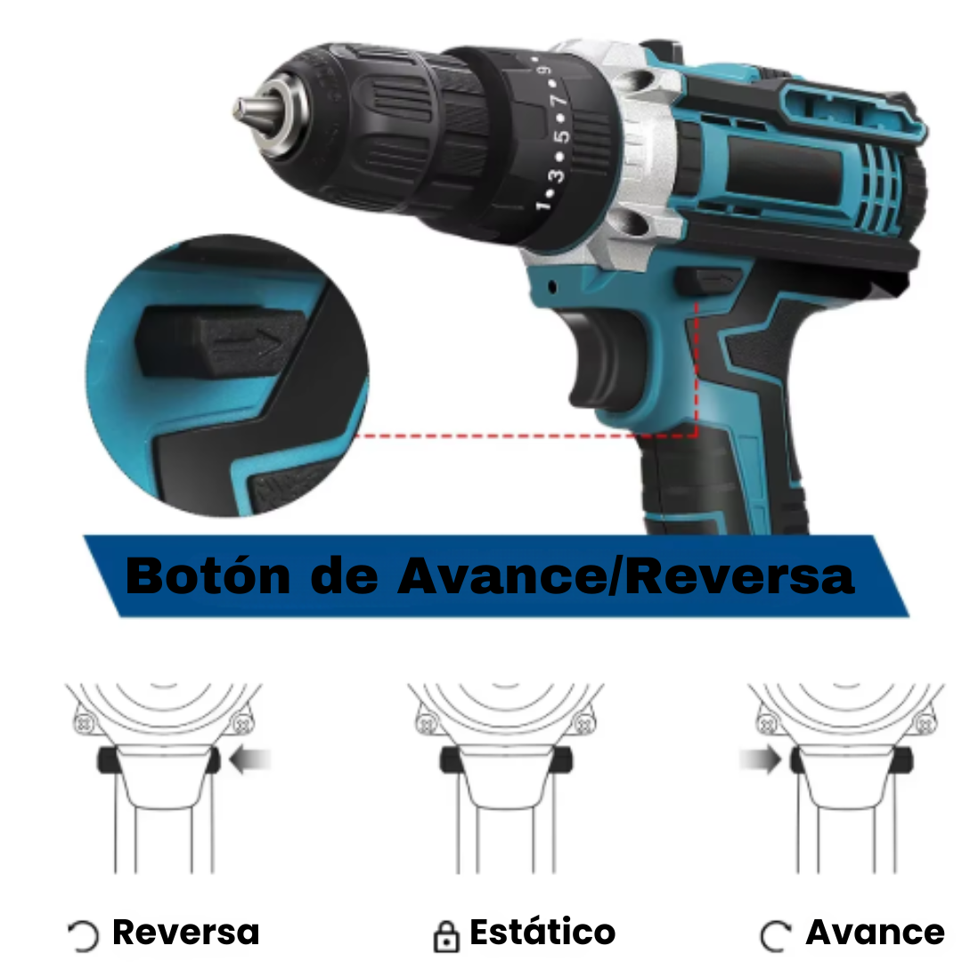 DrillForce™ Taladro de Precisión + 2 Baterías de Regalo