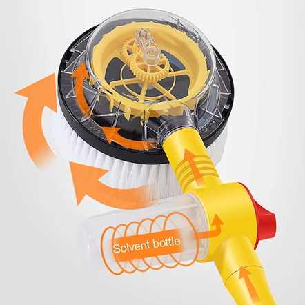 CleanSwift™ Kit de cepillo giratorio 360° para coches