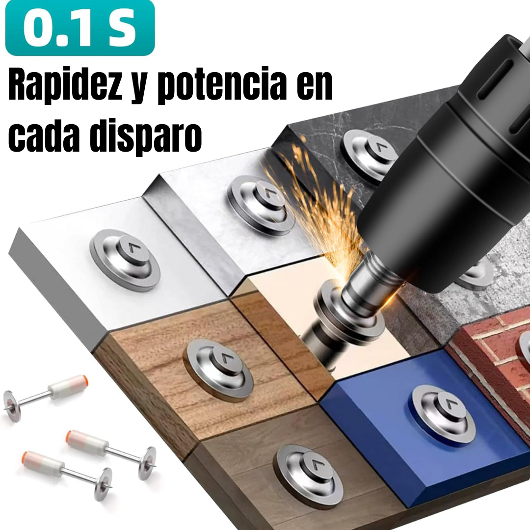 NailForce™ Pistola de Clavos Potente + Maletín + Accesorios Gratis