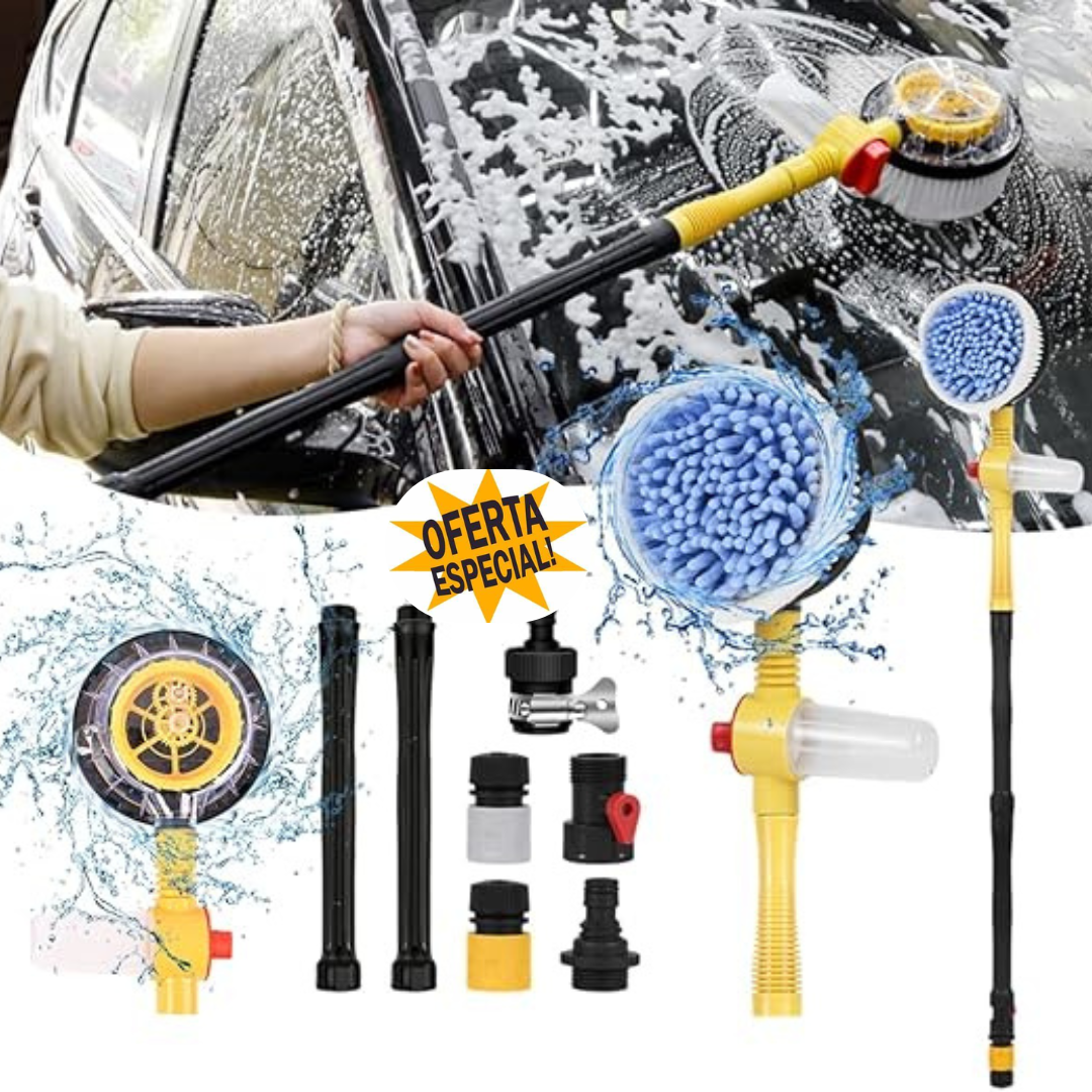 CleanSwift™ Kit de cepillo giratorio 360° para coches