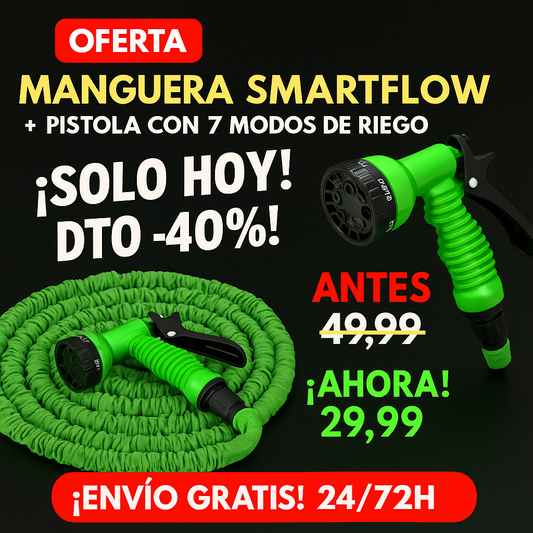 SmartFlow®- Manguera Extensible Inteligente