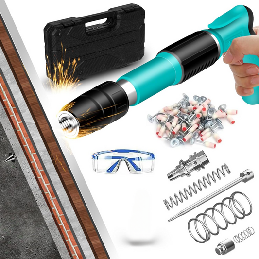 NailForce™ Pistola de Clavos Potente + Maletín + Accesorios Gratis