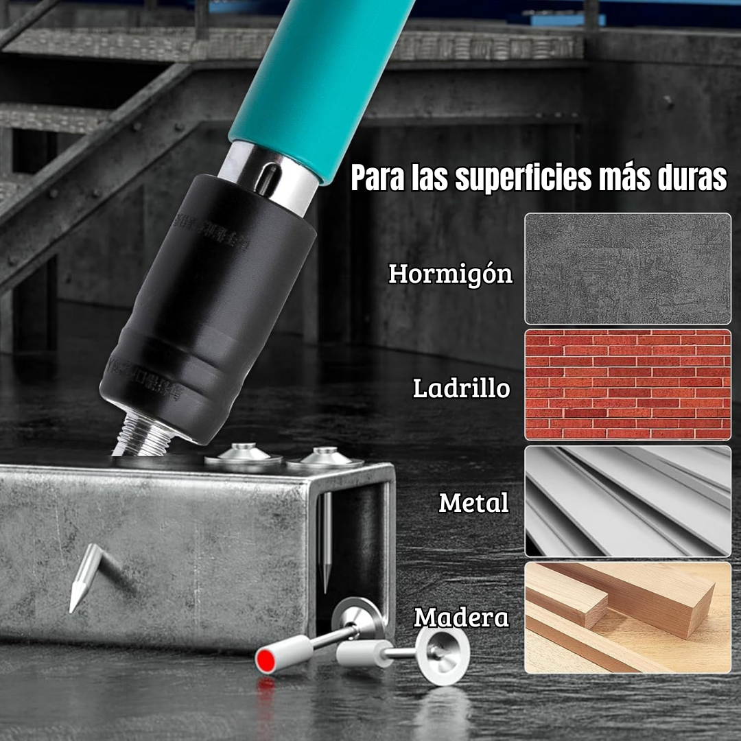 NailForce™ Pistola de Clavos Potente + Maletín + Accesorios Gratis